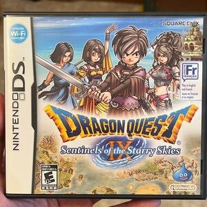 Nintendo Dragon Quest IX DS Game - Blue and Brown Cover